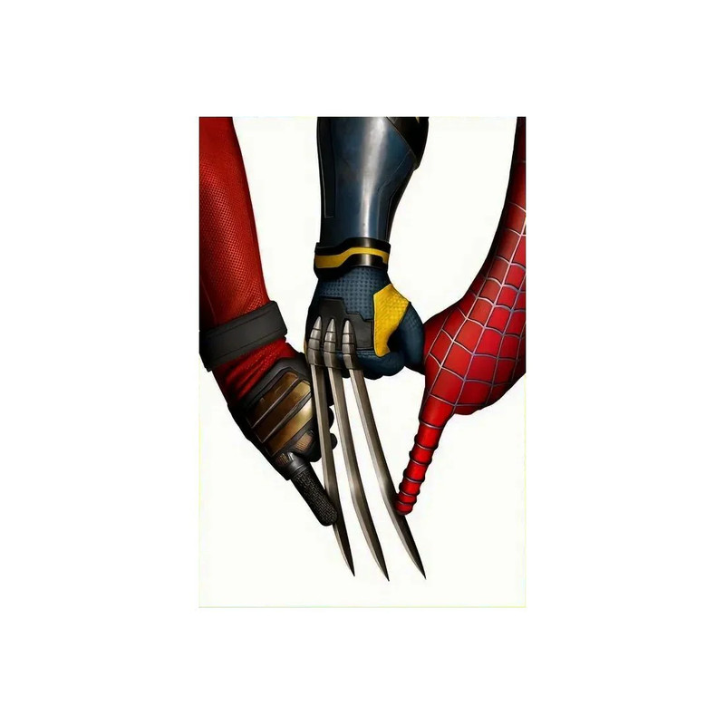 Heroes Deadpool & Wolverine Linen Garden Flag  (30.48x45.72CM) - علم